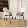 Essensior Dinning Chair With White Spray Paint black leg with PP Seat